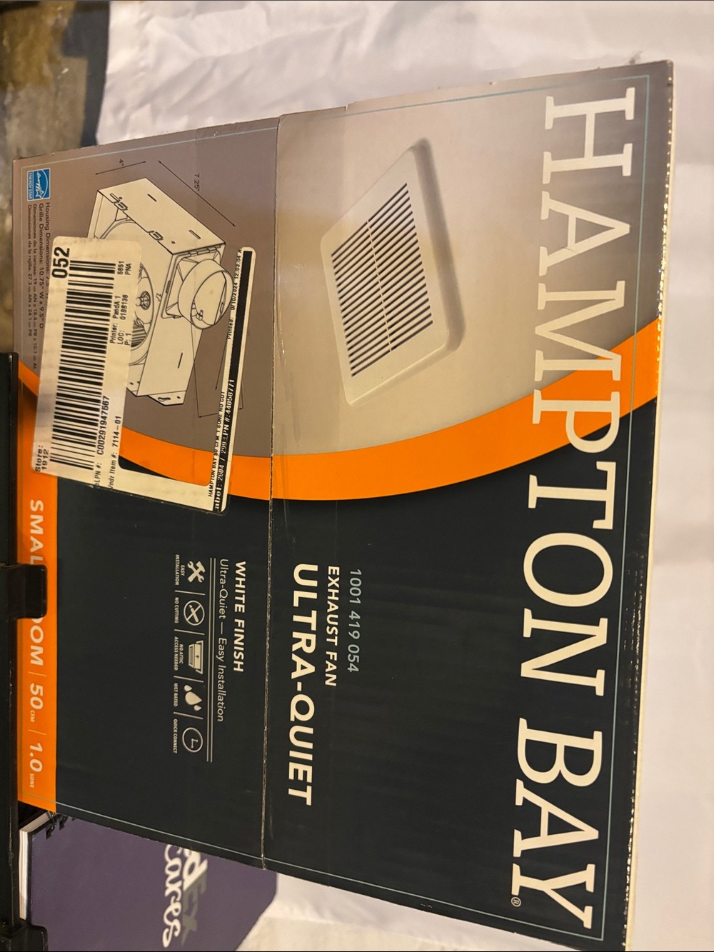 Hampton Bay White Ultra-Quiet Exhaust Fan